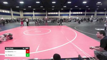 73 lbs Semifinal - Dominic Cleverly, Pride WC vs Michael Chater, Silverback WC