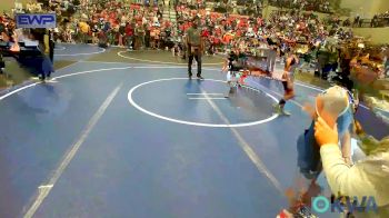 52 lbs Round Of 16 - Stetson Hale, Grove Takedown Club vs Freya Johnson, Skiatook Youth Wrestling