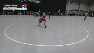 100 lbs Cons. Sub-quarters - Naiya Delos Santos, Invicta Wrestling Academy vs Elizabeth Ramirez, Dodge City Training Center