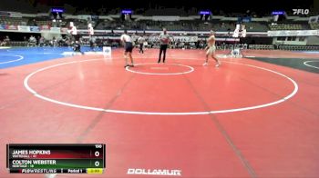 190 lbs Semis & Wb (16 Team) - James Hopkins, Whitehall vs Colton Webster, Heritage