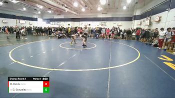 113 lbs Champ. Round 2 - Omar Gonzalez, Kiona Benton vs Brody Davis, Washougal