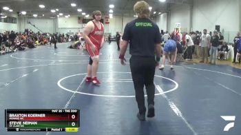 288 lbs Champ. Round 1 - Stevie Neiman, St. Clair WC vs Braxton Koerner, Monroe WC