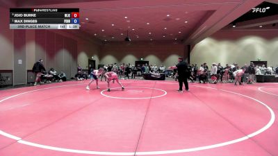 126 lbs 3rd Place Match - Jojo Burke, New Jersey vs Max Dinges, Pennsylvania
