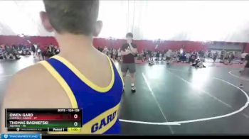 124-125 lbs Round 1 - Thomas Bagniefski, Aquinas vs Owen Gard, Canton C-Hawks