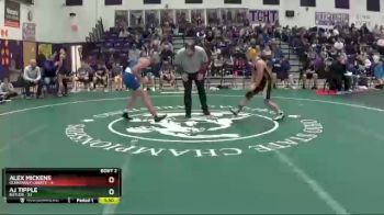 122 lbs Round 1 (6 Team) - AJ Tipple, Butler vs Alex Mickens, Olentangy Liberty