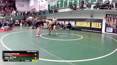 175 lbs Cons. Round 2 - Trey Setter, Clarkston (MI) vs Ethan Papalios, Beavercreek