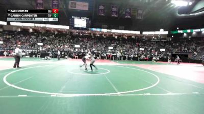 140 lbs Cons. Round 4 - Zack Cutler, EAG2 vs Gannin Carpenter, TVY2