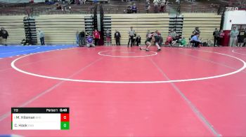 113 lbs Semifinal - MJ Hileman, Brownsburg vs Camden Hook, Contenders Wrestling Acadamy