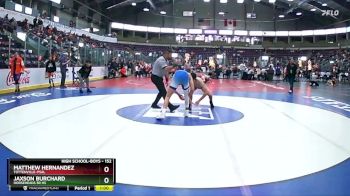 152 lbs Cons. Round 3 - Matthew Hernandez, Tottenville-PSAL vs Jaxson Burchard, Horseheads Sr HS