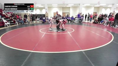 120 lbs 2nd Wrestleback (16 Team) - Julian Newman, Villa Rica vs Carter Carver, Alexander