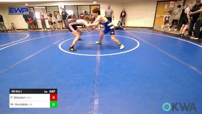 110 lbs Rr Rnd 1 - Partick Wasson, Eufaula Ironheads Wrestling Club vs Maddox Huxtable, Vinita Kids Wrestling
