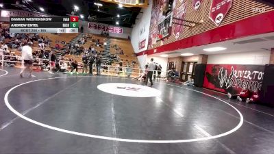165 lbs Cons. Round 3 - Andrew Entel, Natrona County vs Damian Westenskow, Evanston