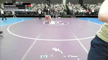 140 lbs 2nd Place - Danna Ramirez, Orchard WC vs Mia Spadavecchia, Cordoba Trained