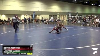 120 lbs Round 1 (16 Team) - Connor Rodriguez, Griffin Fang vs Leonardo Sanchez, Coastline Red Tide