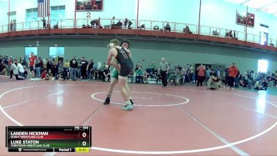 165 lbs Cons. Round 4 - Landen Hickman, Husky Wrestling Club vs Luke Staton, Yorktown Wrestling Club