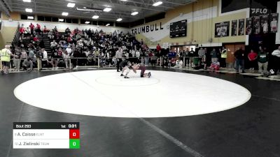 138 lbs Consi Of 8 #2 - Anthony Caisse, East Lyme/Norwich Tech vs Jaret Zielinski, Trumbull