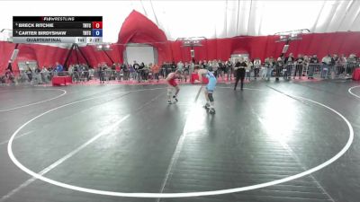 150 lbs Quarterfinal - Breck Ritchie, Team Nazar Training Center vs Carter Birdyshaw, Team Nazar Training Center