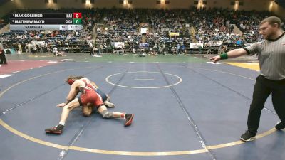 2 - 132 lbs Semifinal - Matthew Mayr, Clarke County vs Max Golliher, Marion