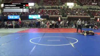 138 lbs Quarterfinal - Kona Fandrich, Darkhorse Wrestling Club vs Vernon Copenhaver, Coyote Wrestling Club