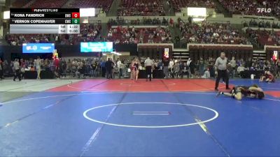 138 lbs Quarterfinal - Kona Fandrich, Darkhorse Wrestling Club vs Vernon Copenhaver, Coyote Wrestling Club