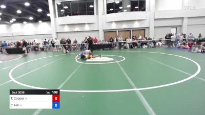 92 lbs C-8 #1 - Travis Cooper, Florida vs Christian Hill, Alabama