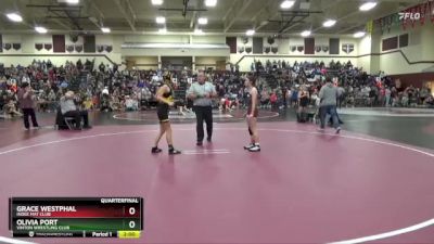 S-1 lbs Round 2 - Olivia Port, Vinton Wrestling Club vs Grace Westphal, Indee Mat Club