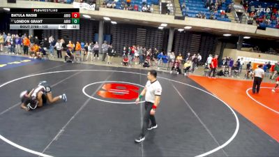 135 lbs Cons. Round 3 - London Grant, Unattached vs Batula Nasib, Unattached