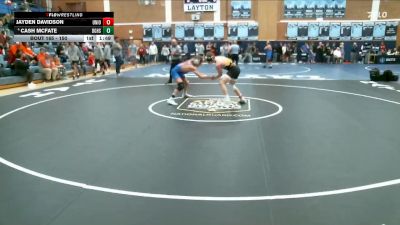 150 lbs Quarterfinal - Jayden Davidson, Union vs Cash McFate, Bishop Gorman HS