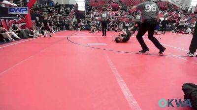 80 lbs Semifinal - Kason Wolfe, Keystone Kids 11U vs Skyler Weathers, Perry Wrestling Academy