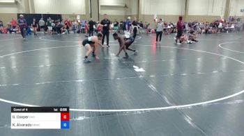 157 lbs Consi Of 4 - Gha-is Cooper, Oakleaf High School vs Kenny Alvarado, Golden Bears Wrestling Club