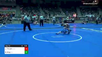 61 lbs Prelims - Jack Thrush, Sunny Side Blue Devils vs Boston King, Salina WC