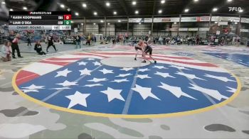 120 lbs Champ. Round 1 - Liam O`Dea, Cobbler Kids Wrestling vs Kash Koopmans, Siouxland Wrestling Academy
