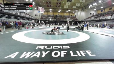 126 lbs Consi Of 16 #1 - Scotty Moreau, Belmont Hill vs Isaac Slayter, Saint John Paul The Great Catholic High School