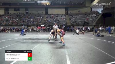 157 lbs Prelims - Navarro Nanpuya, North Idaho vs Andrew Gamble, Iowa Central