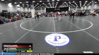 145 lbs Semifinal - Chloe Sanders, Big Game Wrestling Club vs Violette Lasure, Bad Karma Wrestling Club