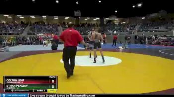 120 lbs Finals (8 Team) - Ethan Peasley, 3A Burns vs Colton Lehf, 3A Warrenton