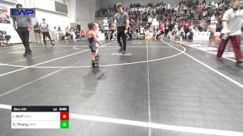 35 lbs Consolation - Irie Wolf, Sperry Wrestling Club vs August Phang, Sperry Wrestling Club