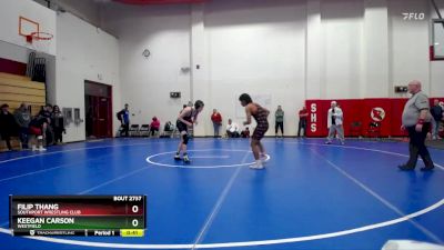 113 lbs Cons. Round 5 - Keegan Carson, Westfield vs Filip Thang, Southport Wrestling Club