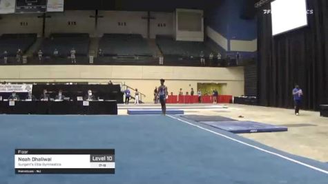Noah Dhaliwal - Floor, Surgent's Elite Gymnastics - 2021 USA Gymnastics Development Program National Championships