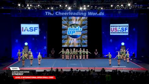 Alberta Cheer Empire - Synergy [2025 L5 International Open Small Coed Semis] 2025 The Cheerleading Worlds