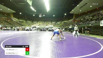 217 lbs 5th Place - Devin Alarcon, Clovis North vs Noah Martinez, Clovis