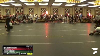 138 lbs Quarterfinal - Joseph Dolci, Toms River Wrestling Club vs Omari Figueroa, K-Vegas Elite