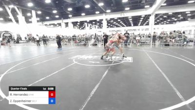 78 lbs Quarterfinal - Rene Hernandez, Other Team vs Zach Oppenheimer, Delta Wrestling Club