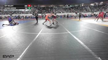 175 lbs Round Of 16 - JETT WILLETT, Edmond Memorial vs Hayden Justice, Tahlequah