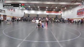 285 lbs Cons. Round 4 - Dylan Sours, West Holmes vs Brycen Dunlap, Monroeville