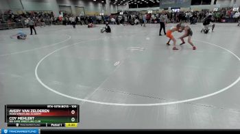 100 lbs Cons. Round 4 - Avery Van Zelderen, Moen Wrestling Academy vs Coy Mehlert, Big Game Wrestling Club