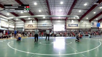 175 lbs Quarterfinal - Emilio Dominguez, Sunrise Mtn vs Jhett Harber, Lowry