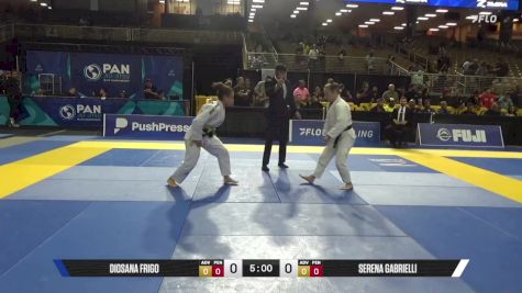 Serena Gabrielli vs Diosana Frigo 2025 Pan Jiu Jitsu IBJJF Championship