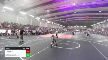 57 lbs Quarterfinal - Thomas Eagle, Na vs Steve Philbrick IV, Badlands WC