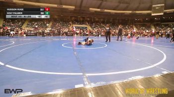 80 lbs Consi Of 8 #1 - Hudson Ruge, Sebolt Wrestling Academy vs Kolt Palmer, Roundtree Wrestling Academy